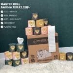 Master roll eco friendly bamboo toilet paper